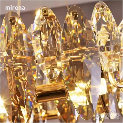 Кристален полилей, ресторант, таванна лампа, вила, осветление, лампи, снимка 4 - Лампи за таван - 53288543