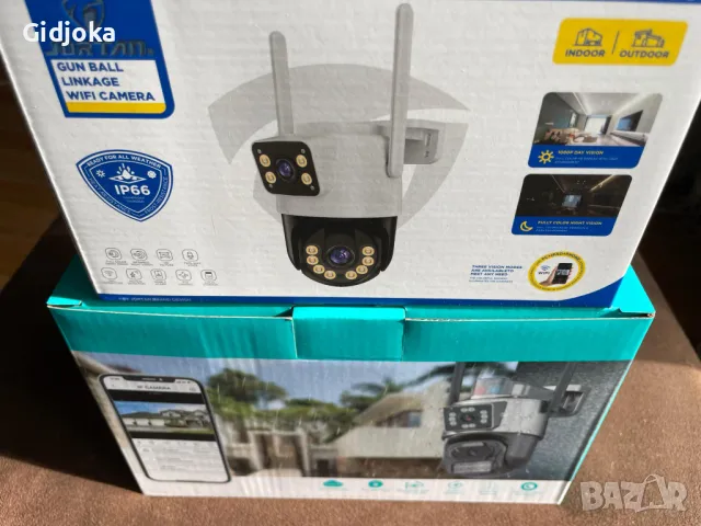 iCsee 12MP- двойна smart камера, външна WiFi- влагоустой, 2 модела, снимка 9 - IP камери - 47604335