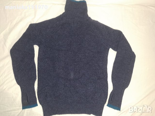 Vikafjell (М) дебел вълнен пуловер за лов риболов 100% Wool , снимка 4 - Пуловери - 43959051