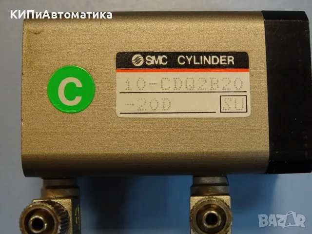 Пневматичен цилиндър SMC 10-CDQ2B20-20D pneumatic cylinder 10Bar, снимка 4 - Резервни части за машини - 47790259