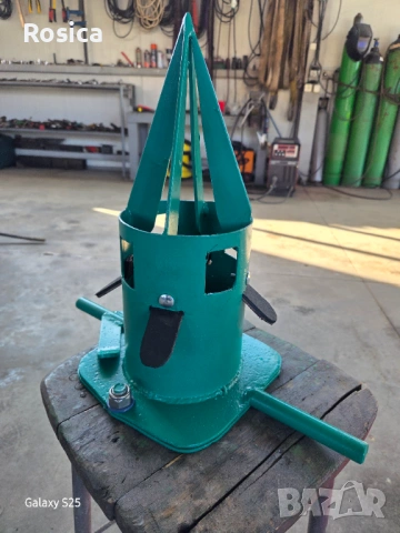 Метален дозатор, диспенсър за биг бег чували, снимка 2 - Селскостопанска техника - 53477410