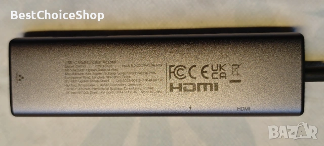 UGREEN 7-в-1 USB C Хъб Етернет Док с 4K HDMI, 100W PD, Съвместим с MacBook, iPhone, снимка 6 - Кабели и адаптери - 53514746