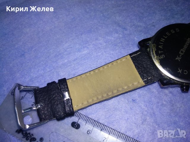 X-CHENG КВАРЦОВ ФЕШЪН МОДЕЛ РЪЧЕН ЕФЕКТЕН ЧАСОВНИК с КАИШКА 35279, снимка 9 - Мъжки - 40432431