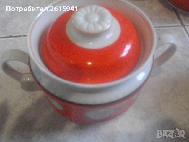 Made in USSR-Лот 3 бр. Стари Винтидж Ретро Порцелан Кани-СССР-НОВИ, снимка 17 - Други - 38850236