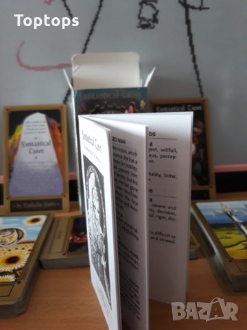 Fantastical Tarot - таро колода с 78 карти и хартиена книжка, 7смx12см, снимка 6 - Карти за игра - 34657013