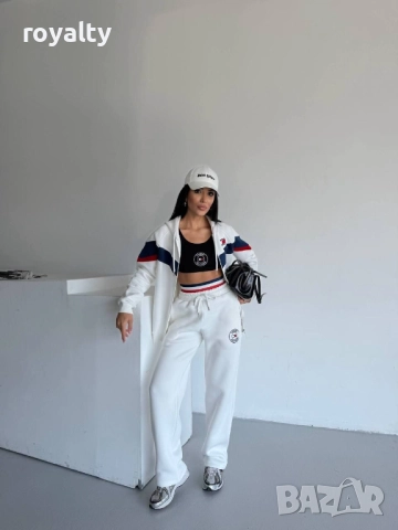 Tommy Hilfiger НА ЕДРО Бял Дамски Комплект Три Части , снимка 3 - Спортни екипи - 52824757