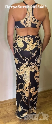 Рокля дълга еластична, снимка 3 - Рокли - 52025901