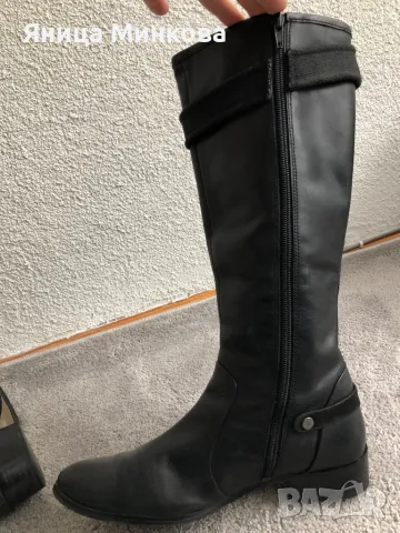 Дамски ботуши, естествена кожа G-STAR, снимка 5 - Дамски ботуши - 47603260