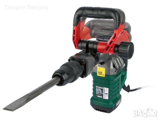 ПРОМО!Нов Немски Къртач Parkside 1300W 15J SDS MAX Куфар Шила, снимка 2 - Други инструменти - 44079858