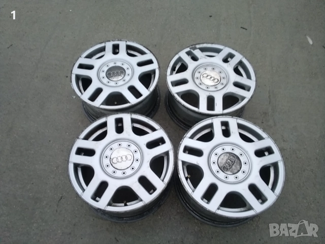 Оригинални алуминиеви джанти от Ауди 5x100 15"