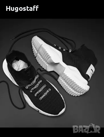 Нови Черни Маратонки Кецове номер 46, снимка 11 - Маратонки - 51378874