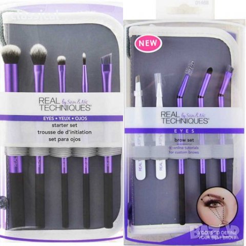 Професионални сетове четки за грим Real Techniques , снимка 6 - Комплекти и лотове - 27878405