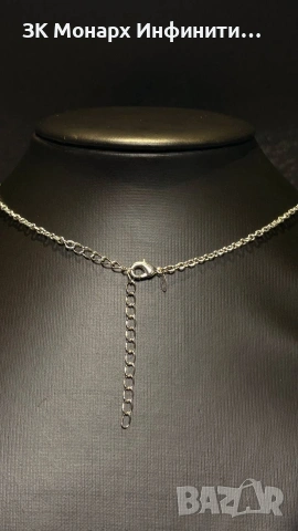 Сребърно колие, снимка 3 - Колиета, медальони, синджири - 49550490