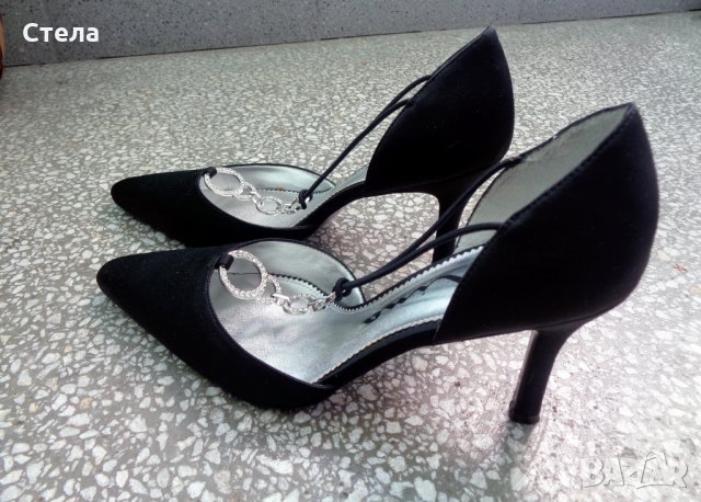 Дамски елегантни обувки Nina, черни