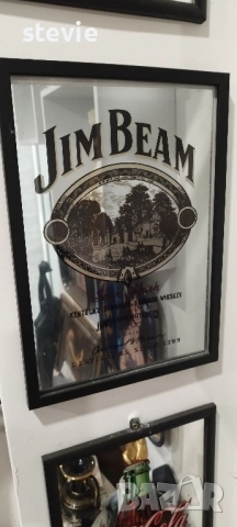 Рекламно огледало на уиски Jeam Beam 