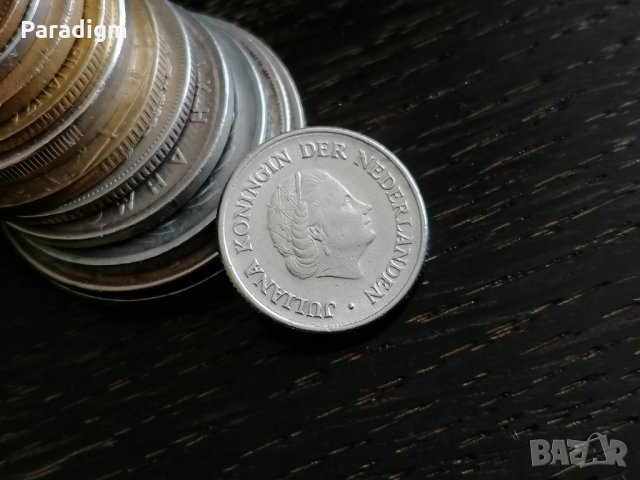 Монета - Холандия - 25 цента | 1950г., снимка 2 - Нумизматика и бонистика - 28786412