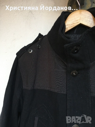 Мъжко зимно яке 60% вълна, М, снимка 7 - Якета - 52998984