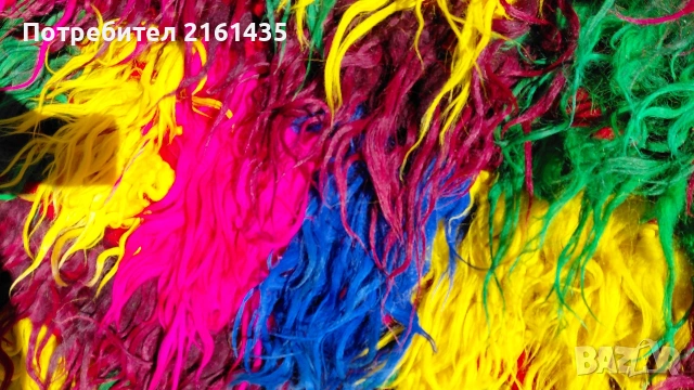 Ново неупотребявано вълнено ръчно тъкано Родопско халище , снимка 4 - Антикварни и старинни предмети - 53168988