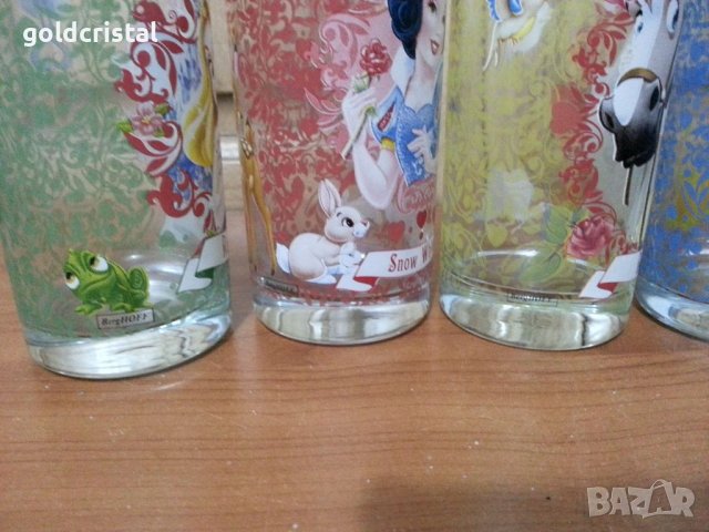 Стъклени водни чаши детски Ариел , снимка 6 - Антикварни и старинни предмети - 38583725