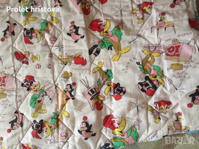 Олекотено”Мики- Маус”, снимка 1 - Олекотени завивки и одеяла - 37760913
