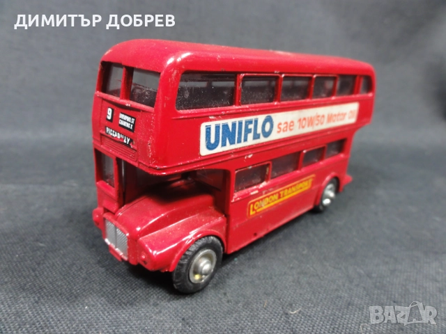 СТАРА РЕТРО МЕТАЛНА КОЛИЧКА АВТОБУС BUDGIE TOY ENGLAND AEC LONDON BUS