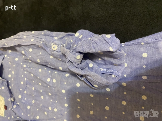 Риза на точки ,бял карго (панталон като нов), снимка 6 - Панталони - 52335828