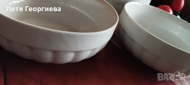 4 големи порцеланови купи, снимка 2 - Чинии - 50046730