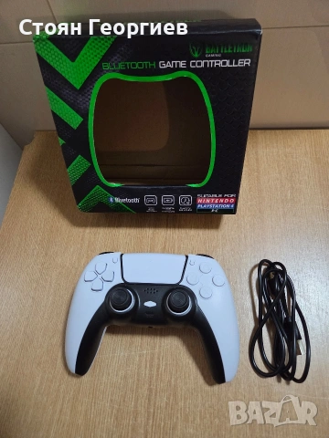 Чисто нов безжичен контролер Battletron Bluetooth, съвместим с Nintendo Switch и PlayStation, снимка 3 - Аксесоари - 53577205