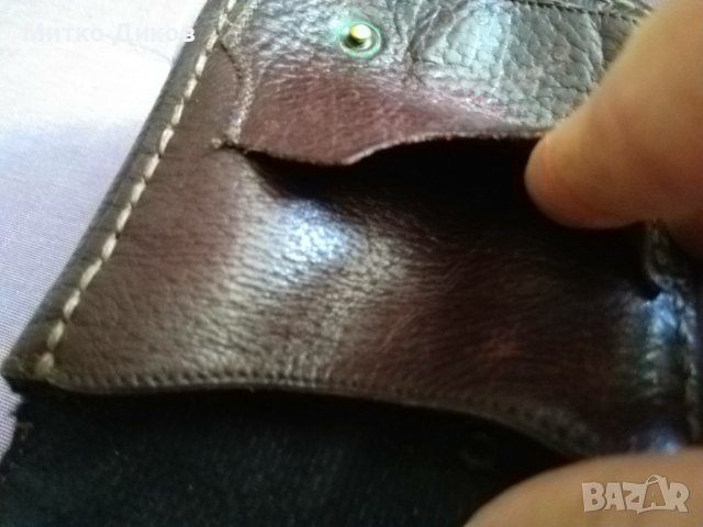 Чанта за колан СИС Естествена кожа 14х11см, снимка 9 - Чанти - 36988244