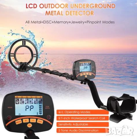 Металотърсач, Металдетектор, Водоустойчив, Метал детектор, златотърсач, Garrett, за злато, сребро, снимка 3 - Друга електроника - 49318744