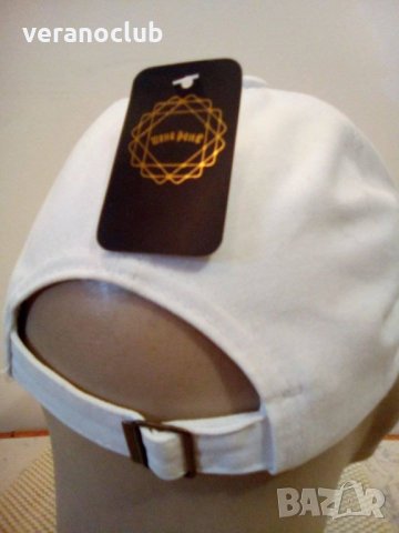 Бяла шапка с козирка, снимка 3 - Шапки - 28488837