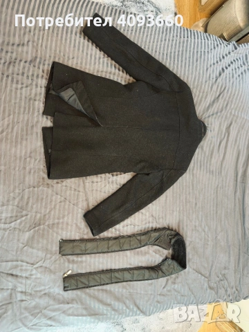 Черно палто Teodor (мъжко), снимка 6 - Палта - 53226488