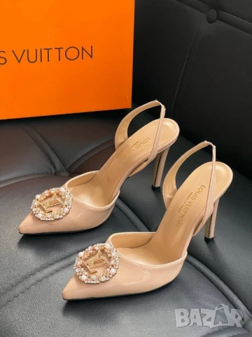 обувки на ток louis vuitton , снимка 4 - Дамски обувки на ток - 50595478