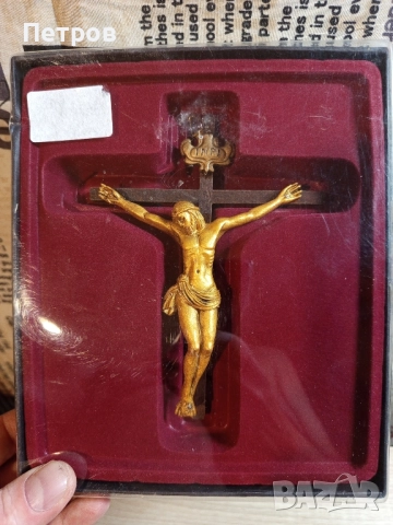 Разпятие/Кръст за стена, снимка 7 - Антикварни и старинни предмети - 51756835