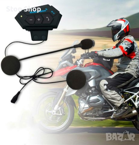 Безжични Bluetooth слушалки шумопотискащи слушалки с микрофон за ясни разговори за мотор мотоциклет , снимка 6 - Аксесоари и консумативи - 44031852