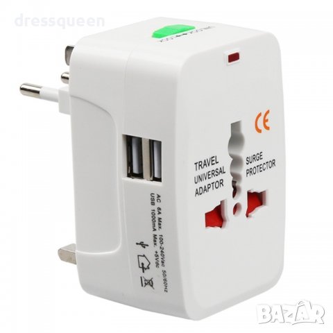 1989 International Adapter с 2 бр. USB, снимка 3 - Други стоки за дома - 37336737
