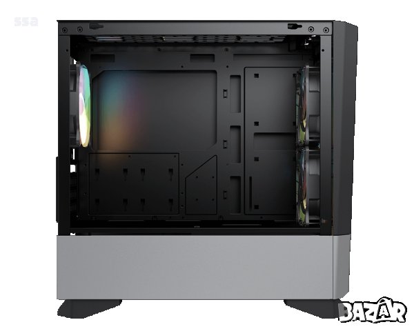 Кутия за компютър COUGAR MG140 Air RGB, Black - CG385JM800001, снимка 6 - Други - 43147014