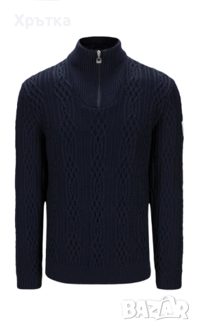 Dale of Norway Hoven - Оригинален мъжки пуловер с цип размер L, снимка 3 - Пуловери - 52514934