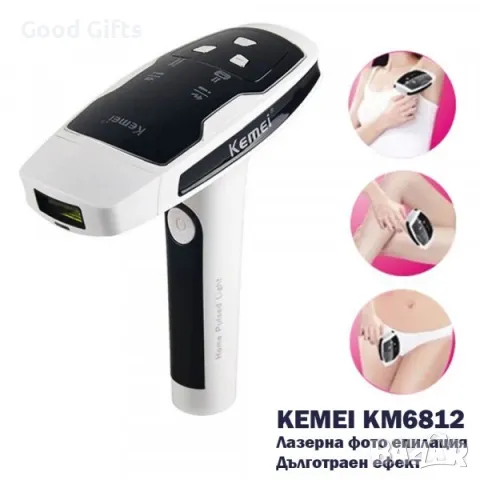 Ефективен ФОТОЕПИЛАТОР KEMEI KM-6812, снимка 6 - Други - 47511147