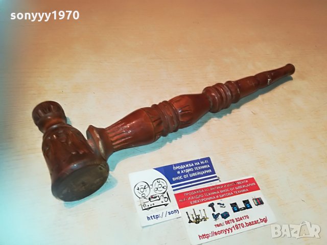 голяма лула 36х11см 2906212128, снимка 5 - Антикварни и старинни предмети - 33372009