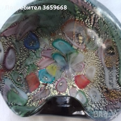 Бижутиера, имплементирано цветно стъкло., снимка 4 - Бижутерийни комплекти - 40176979