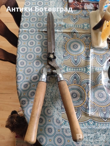 Антикварна ножица за храсти SOLINGEN , снимка 5 - Антикварни и старинни предмети - 53455588