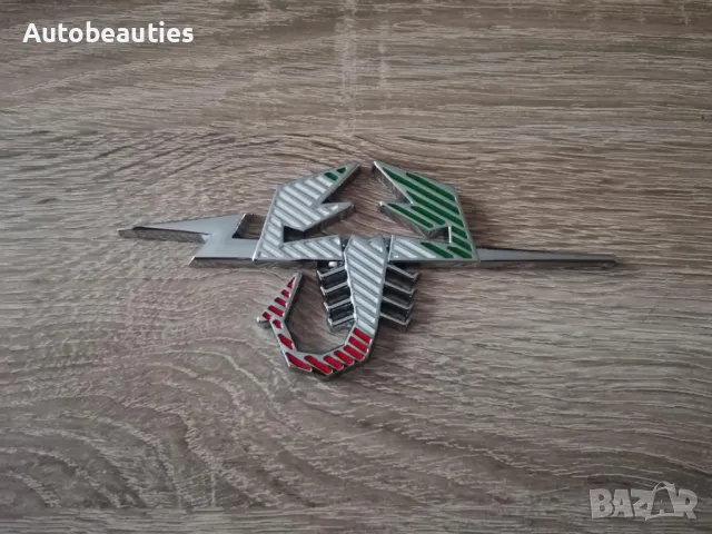 цветна метална емблема Abarth скорпион, снимка 1