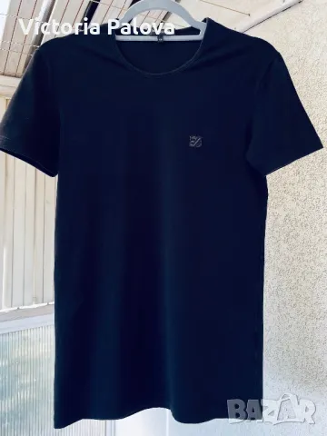 ERMENEGILDO ZEGNA  черна тениска лукс