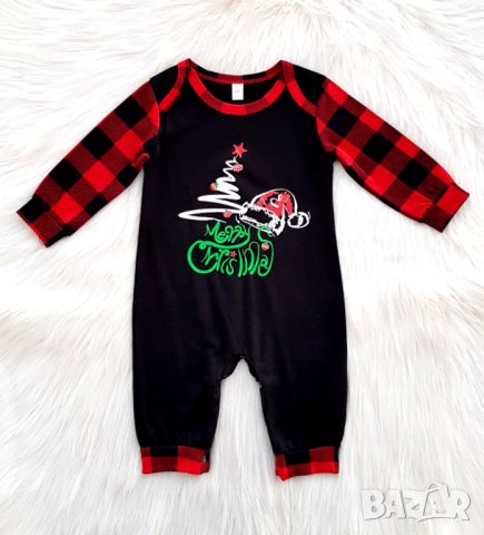 Коледен ромпър 0-6 месеца - НОВ, снимка 1