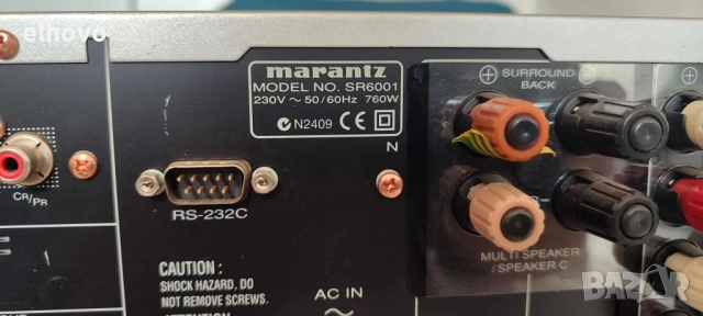 Ресивър Marantz SR6001, снимка 9 - Ресийвъри, усилватели, смесителни пултове - 51846916