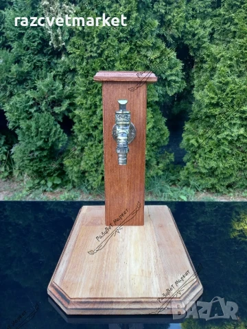 Уникален дървен диспенсер за алкохол, снимка 4 - Подаръци за мъже - 50942806