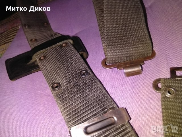 Широк колан 140смх55мм промазан плат военен ловен с кобур и калъвче пълнител-нож естестевна кожа, снимка 7 - Оборудване и аксесоари за оръжия - 38618731