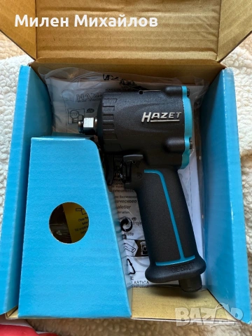 Пневматичен ударен гайковерт Hazet 1200NM, снимка 2 - Винтоверти - 53258189