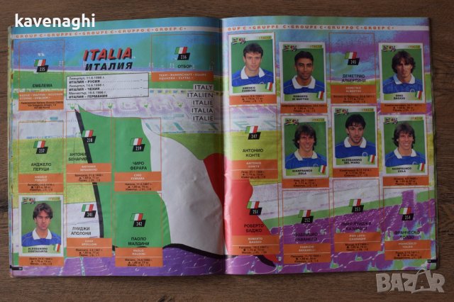 Продавам: Частично попълнен албум Panini UEFA Euro 1996 England (почти празен), снимка 10 - Колекции - 39710718